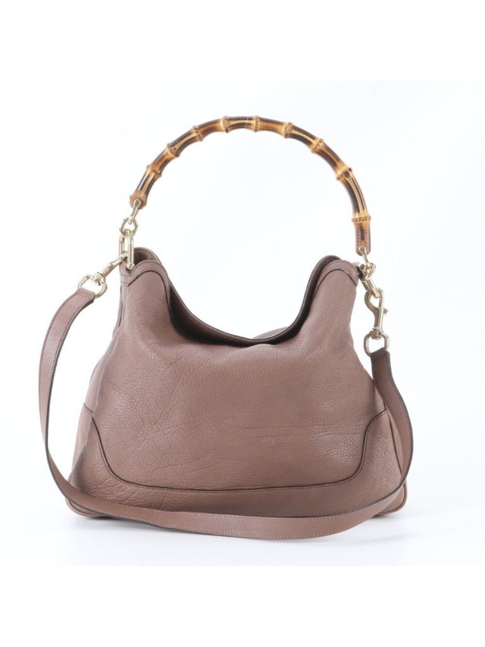 Gucci Bamboo Diana Leather 2-Way Shoulder Bag